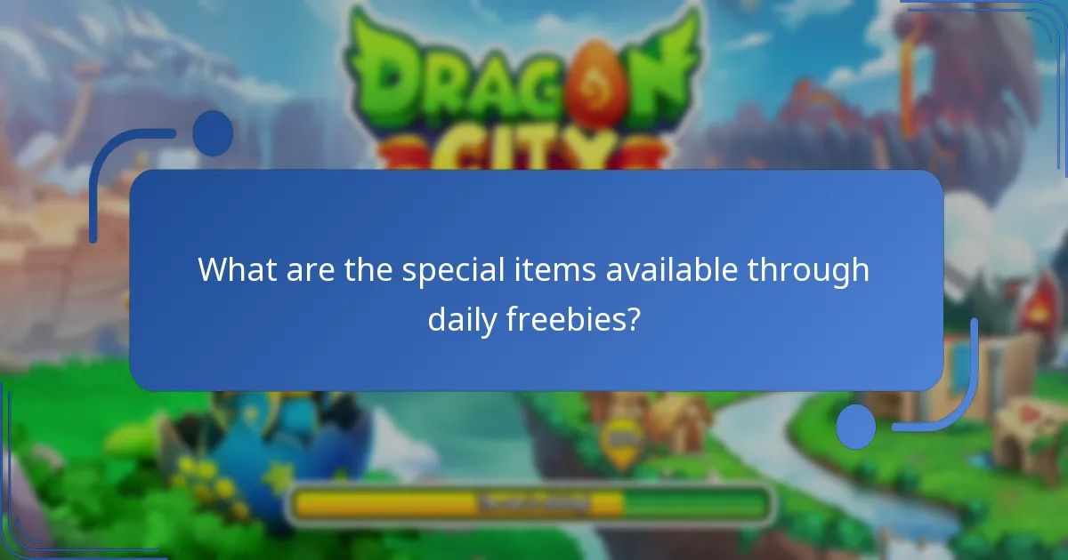 How do daily freebies enhance the gaming experience in Dragon City?