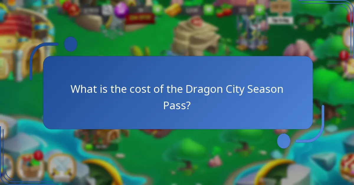 What is the cost of the Dragon City Season Pass?